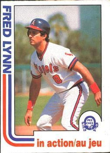 #252 Fred Lynn - California Angels - 1982 O-Pee-Chee Baseball