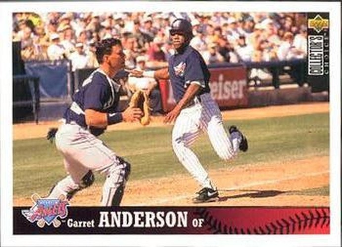 #252 Garret Anderson - Anaheim Angels - 1997 Collector's Choice Baseball