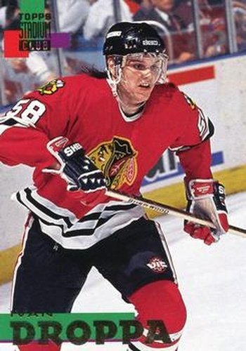 #252 Ivan Droppa - Chicago Blackhawks - 1994-95 Stadium Club Hockey