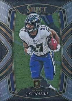 #252 J.K. Dobbins - Baltimore Ravens - 2020 Panini Select Football