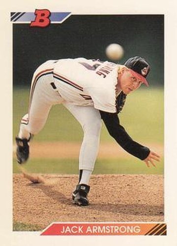 #252 Jack Armstrong - Cleveland Indians - 1992 Bowman Baseball