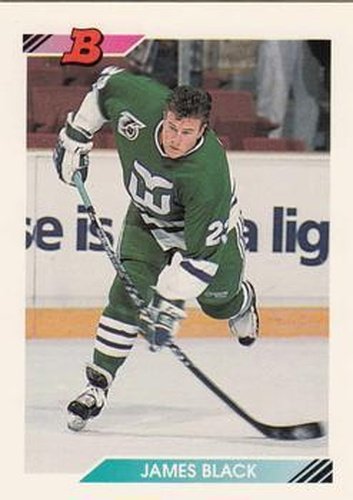 #252 James Black - Hartford Whalers - 1992-93 Bowman Hockey