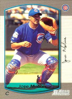 #252 Jose Molina - Chicago Cubs - 2000 Bowman Baseball