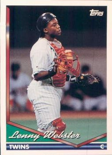#252 Lenny Webster - Minnesota Twins - 1994 Topps Baseball