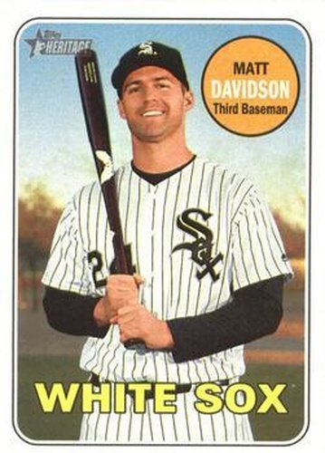 #252 Matt Davidson - Chicago White Sox - 2018 Topps Heritage Baseball