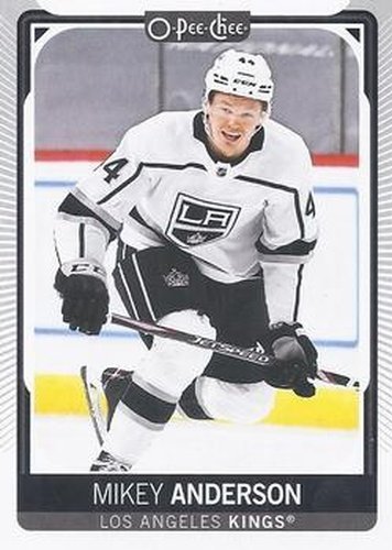 #252 Mikey Anderson - Los Angeles Kings - 2021-22 O-Pee-Chee Hockey