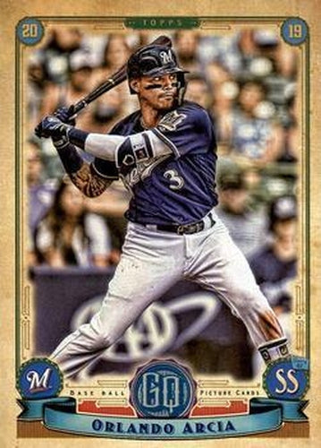 #252 Orlando Arcia - Milwaukee Brewers - 2019 Topps Gypsy Queen Baseball