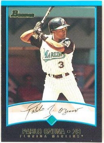 #252 Pablo Ozuna - Florida Marlins - 2001 Bowman Baseball
