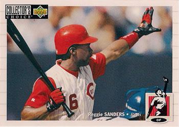 #252 Reggie Sanders - Cincinnati Reds - 1994 Collector's Choice Baseball