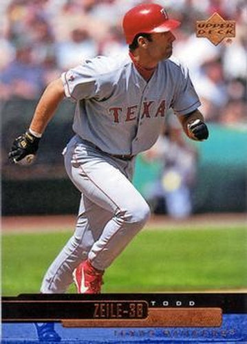 #252 Todd Zeile - Texas Rangers - 2000 Upper Deck Baseball