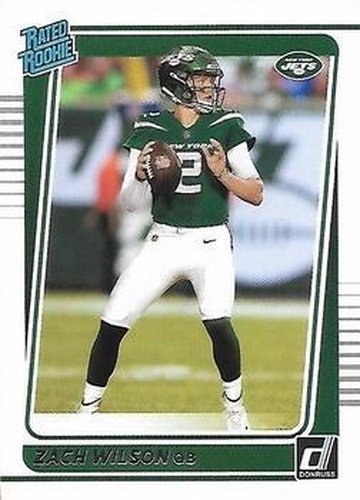 #252 Zach Wilson - New York Jets - 2021 Donruss Football
