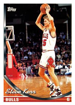 #252 Steve Kerr - Chicago Bulls - 1993-94 Topps Basketball