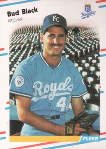 #252 Bud Black - Kansas City Royals - 1988 Fleer Baseball