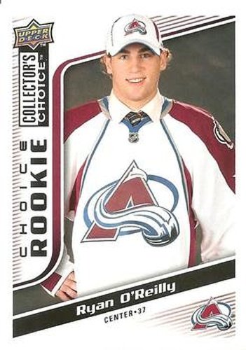 #252 Ryan O'Reilly - Colorado Avalanche - 2009-10 Collector's Choice Hockey