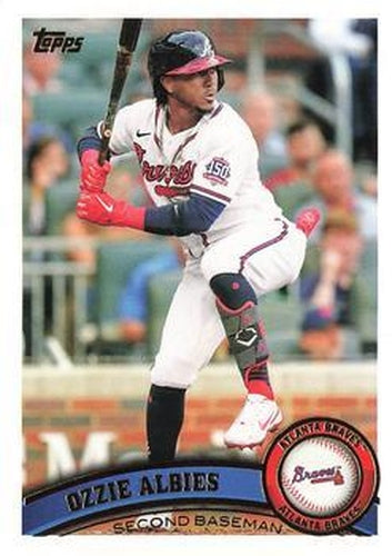 #252 Ozzie Albies - Atlanta Braves - 2021 Topps Archives Baseball