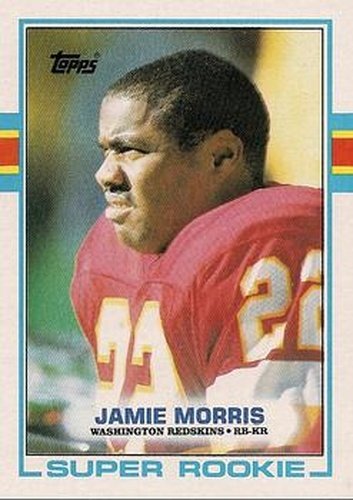 #252 Jamie Morris - Washington Redskins - 1989 Topps Football