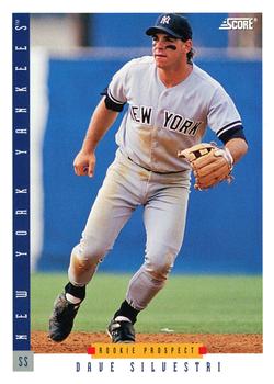 #252 Dave Silvestri - New York Yankees - 1993 Score Baseball