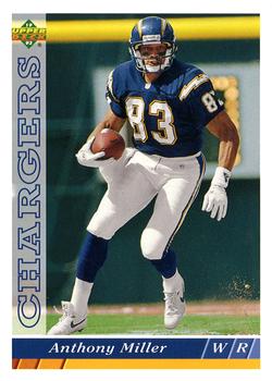 #252 Anthony Miller - San Diego Chargers - 1993 Upper Deck Football