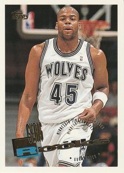 #252 Sean Rooks - Minnesota Timberwolves - 1995-96 Topps Basketball