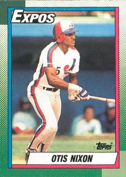 #252 Otis Nixon - Montreal Expos - 1990 O-Pee-Chee Baseball