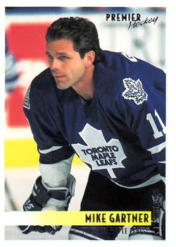 #253 Mike Gartner - Toronto Maple Leafs - 1994-95 O-Pee-Chee Premier Hockey