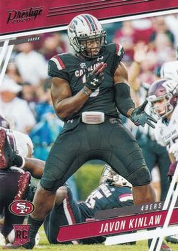 #253 Javon Kinlaw - San Francisco 49ers - 2020 Panini Prestige Football