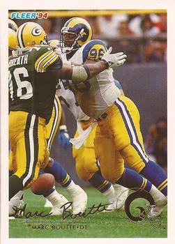 #253 Marc Boutte - Los Angeles Rams - 1994 Fleer Football