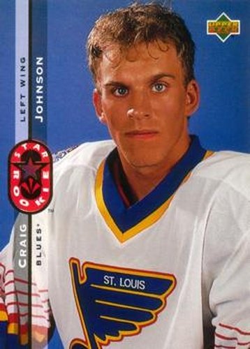 #253 Craig Johnson - St. Louis Blues - 1994-95 Upper Deck Hockey