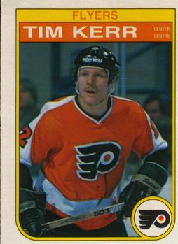 #253 Tim Kerr - Philadelphia Flyers - 1982-83 O-Pee-Chee Hockey
