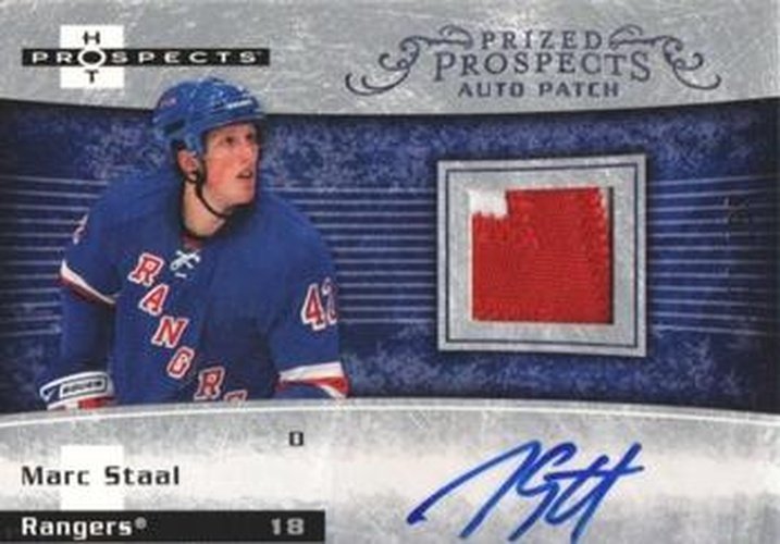 #253 Marc Staal - New York Rangers - 2007-08 Fleer Hot Prospects Hockey