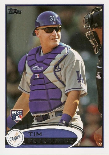 #253 Tim Federowicz - Los Angeles Dodgers - 2012 Topps Baseball