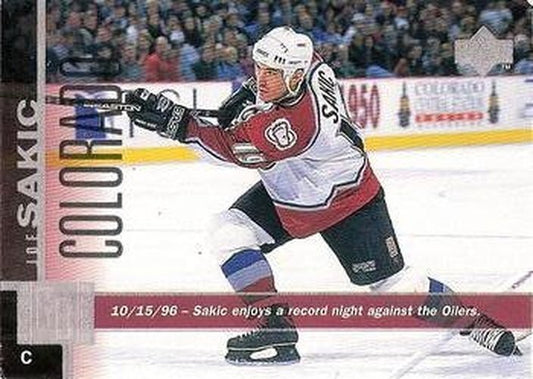 #253 Joe Sakic - Colorado Avalanche - 1997-98 Upper Deck Hockey