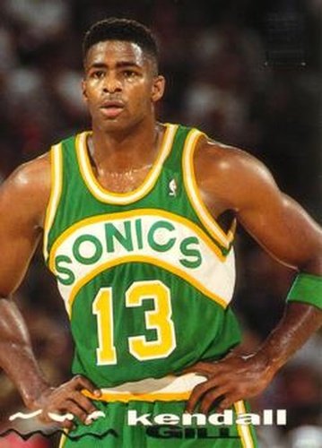 #253 Kendall Gill - Seattle SuperSonics - 1993-94 Stadium Club Basketball