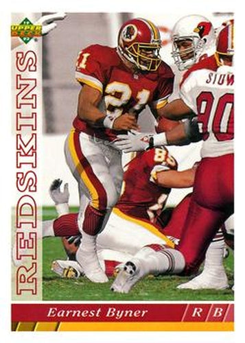 #253 Earnest Byner - Washington Redskins - 1993 Upper Deck Football