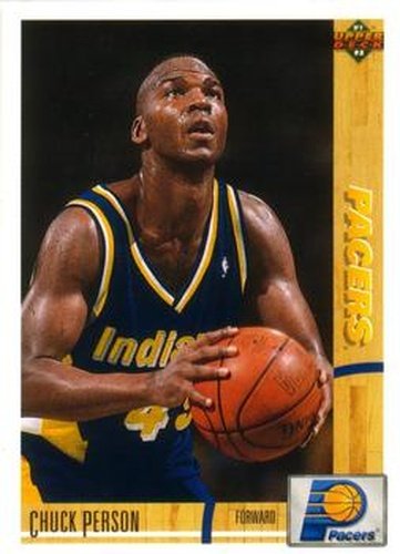 #253 Chuck Person - Indiana Pacers - 1991-92 Upper Deck Basketball