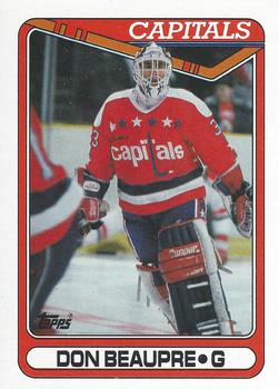 #253 Don Beaupre - Washington Capitals - 1990-91 Topps Hockey