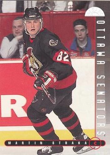 #253 Martin Straka - Ottawa Senators - 1995-96 Leaf Hockey
