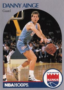 #253 Danny Ainge - Sacramento Kings - 1990-91 Hoops Basketball