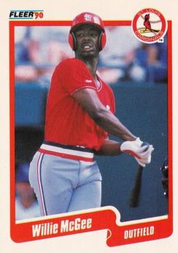 #253 Willie McGee - St. Louis Cardinals - 1990 Fleer USA Baseball