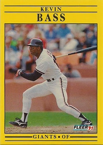 #253 Kevin Bass - San Francisco Giants - 1991 Fleer Baseball