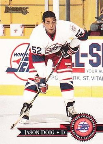 #253 Jason Doig - Winnipeg Jets - 1995-96 Donruss Hockey