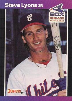 #253 Steve Lyons - Chicago White Sox - 1989 Donruss Baseball