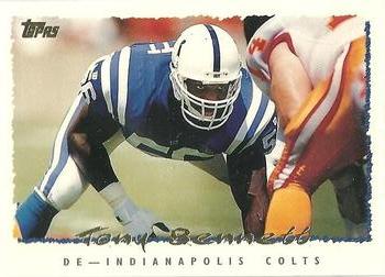 #253 Tony Bennett - Indianapolis Colts - 1995 Topps Football