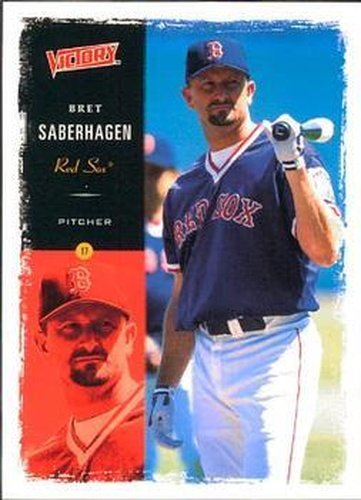 #253 Bret Saberhagen - Boston Red Sox - 2000 Upper Deck Victory Baseball