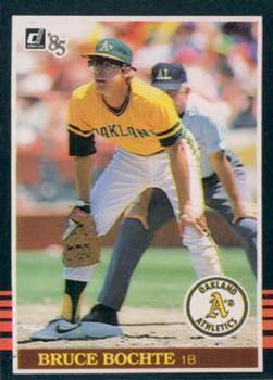#253 Bruce Bochte - Oakland Athletics - 1985 Donruss Baseball