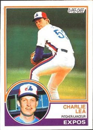 #253 Charlie Lea - Montreal Expos - 1983 O-Pee-Chee Baseball