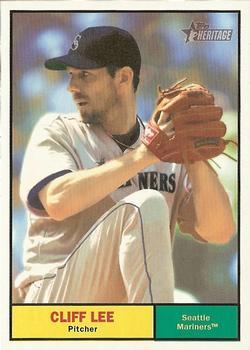 #253 Cliff Lee - Seattle Mariners - 2010 Topps Heritage Baseball