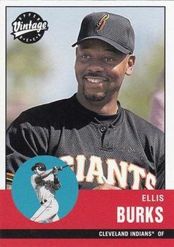 #253 Ellis Burks - San Francisco Giants - 2001 Upper Deck Vintage Baseball