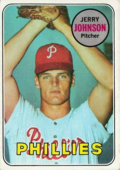 #253 Jerry Johnson - Philadelphia Phillies - 1969 Topps Baseball