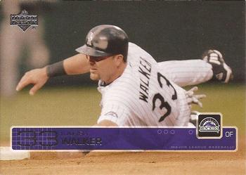 #253 Larry Walker - Colorado Rockies - 2003 Upper Deck Baseball